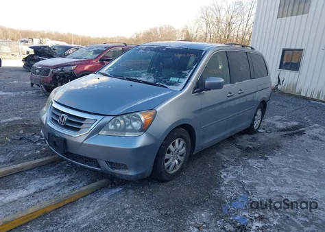 2009 Honda Odyssey Ex-L из США, поврежденный, VIN 5FNRL38779B057215